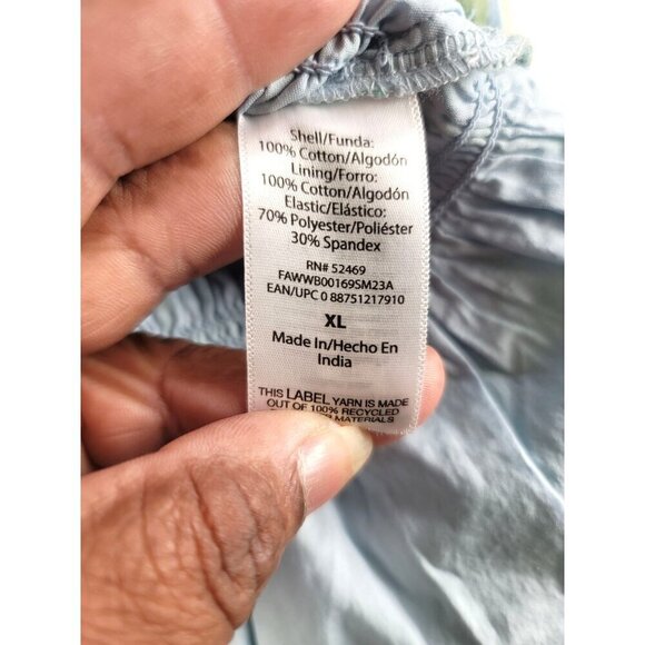 Free Assemble Women's Multicolor Plaid Elastic Waist Pleated Mini Skirt Size XL - Picture 7 of 9